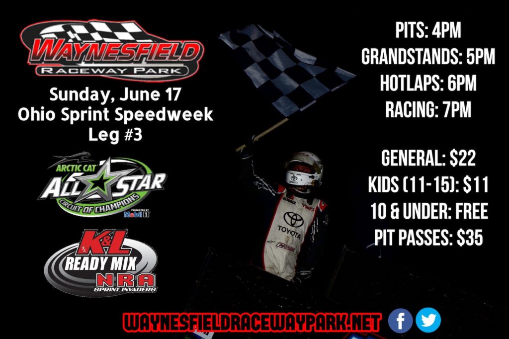 Ohio Sprint Speedweek Returns to WRP This Sunday! Waynesfield Raceway